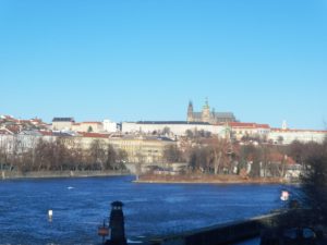 The Vltava River in Prague. The Conservatory where Gideon Klein studied is only a short walk from the river.
